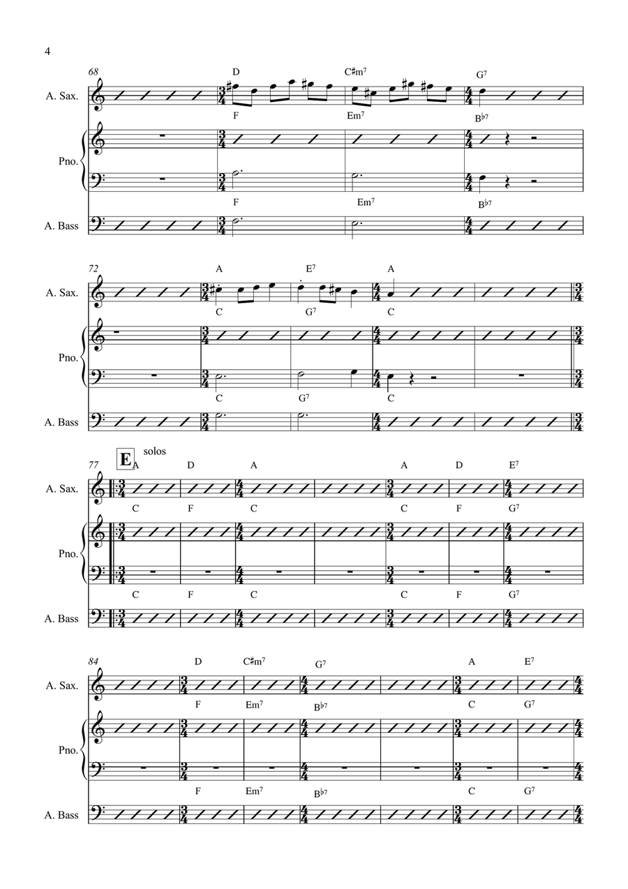 Three To Get Ready Small Ensemble scores gallery preview page 4