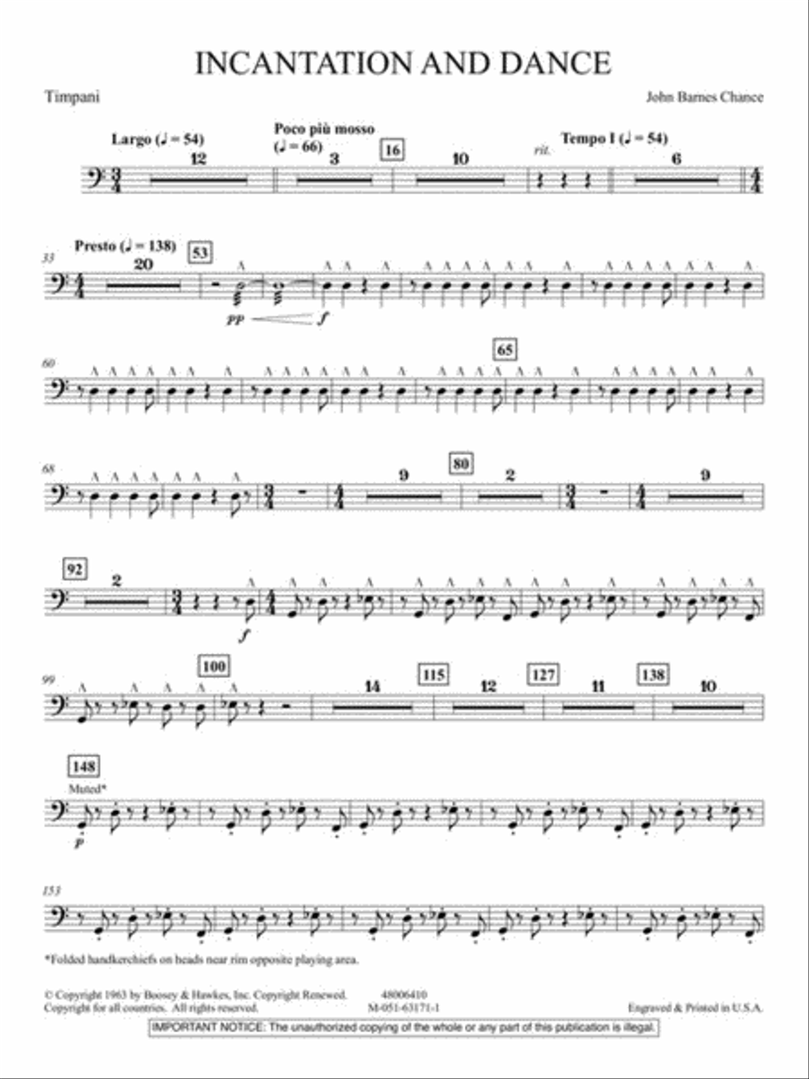 Incantation and Dance Concert Band scores gallery preview page 11