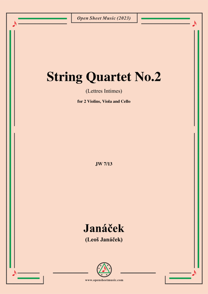 Janáček-String Quartet No.2(Lettres Intimes),JW 7/13 image number null