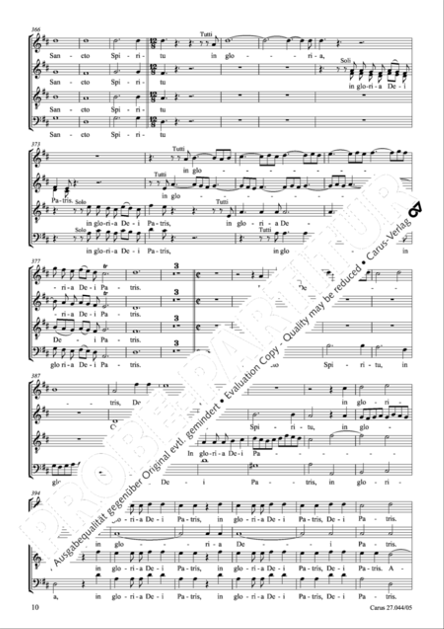 Messa per il Santissimo Natale 4-Part scores gallery preview page 11