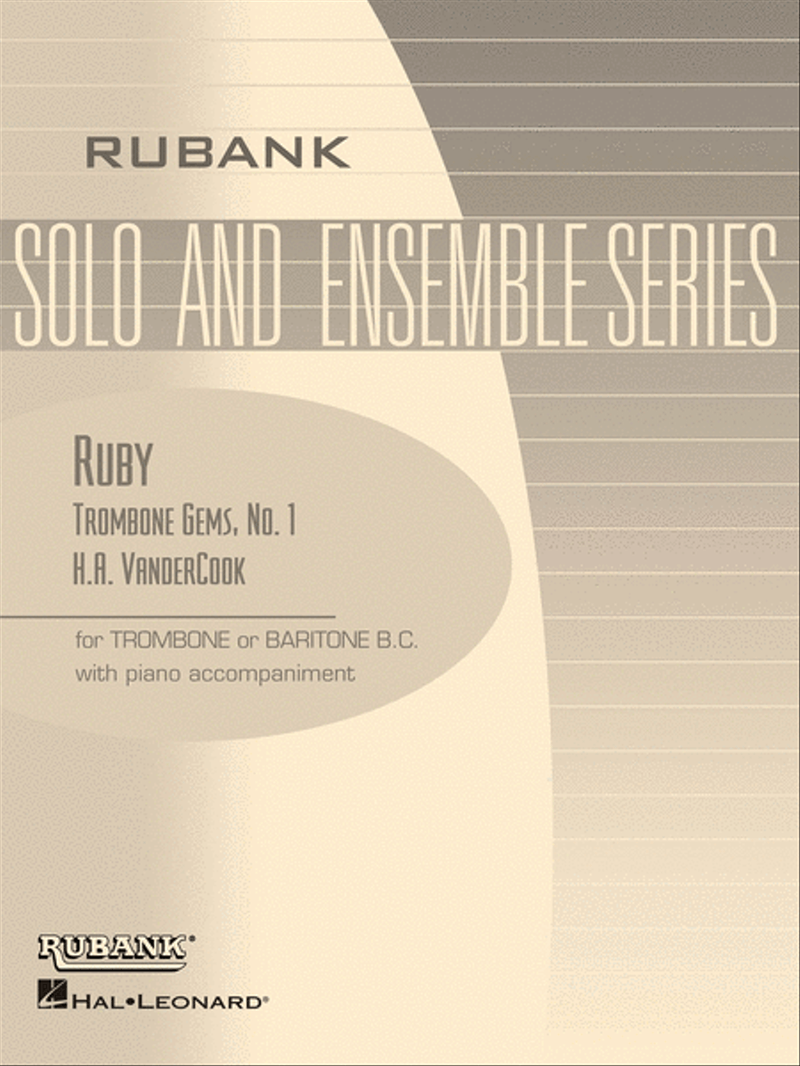Ruby (Trombone Gems No. 1) Baritone Horn BC scores gallery preview page 1