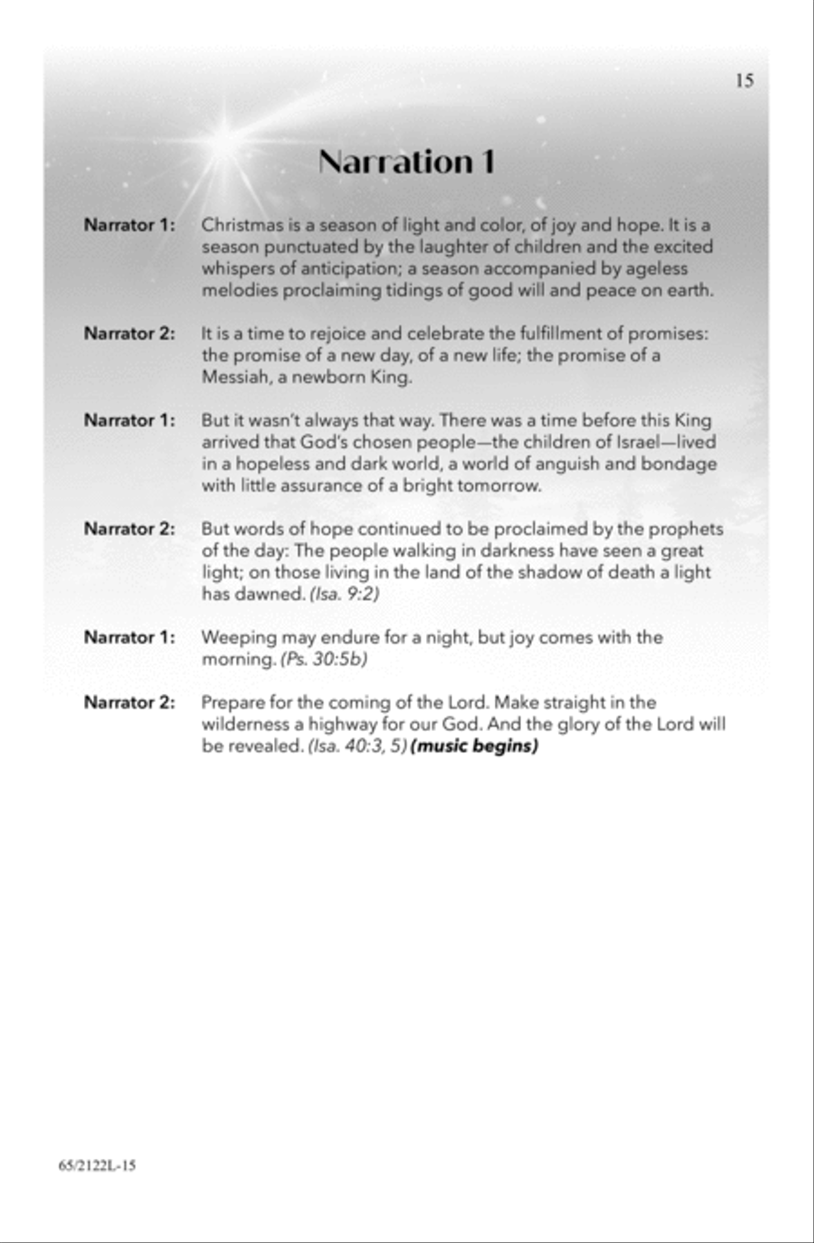 A New and Glorious Morn! 3-Part scores gallery preview page 15