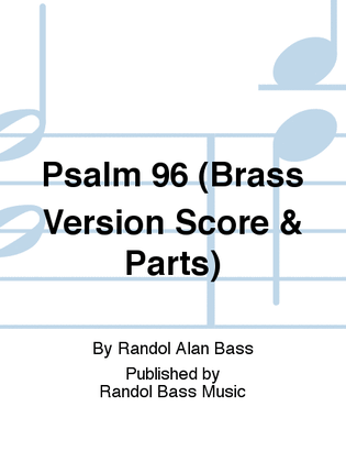 Psalm 96 (Brass Version Score & Parts)