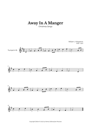 Away In A Manger for Easy Trumpet Solo