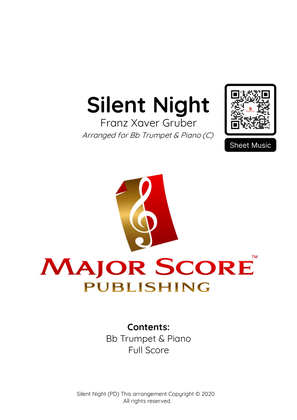 Silent Night | Trumpet (Bb) & Piano (C)