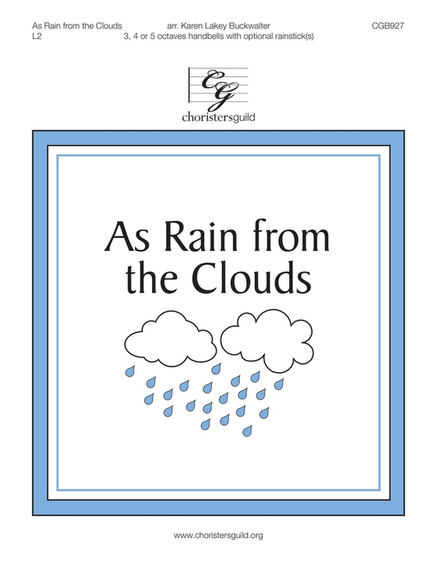 As Rain from the Clouds (3-5 octaves)