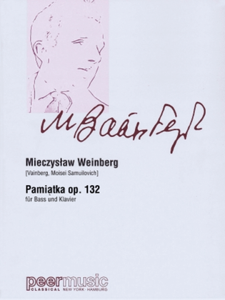 Book cover for Pamiatka, Op. 132