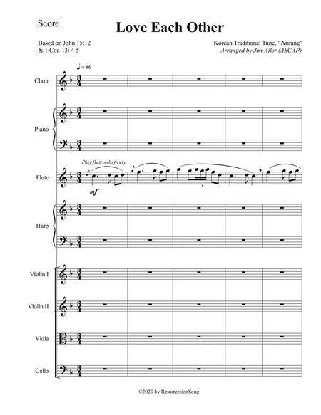 Love Each Other (Conductor Score) image number null