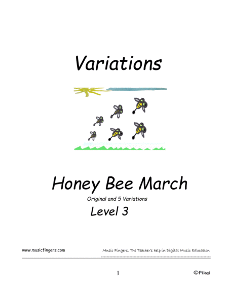 Honey Bee March. Lev. 3. Variations image number null