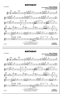 Book cover for Birthday - Flute/Piccolo