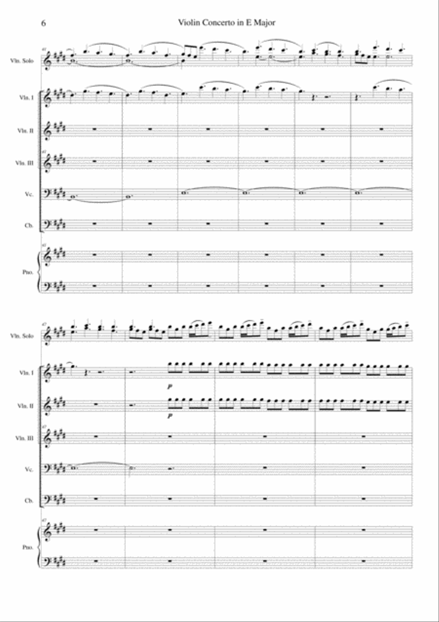 The Four Seasons - Spring 3rd Movement Chamber Music scores gallery preview page 6