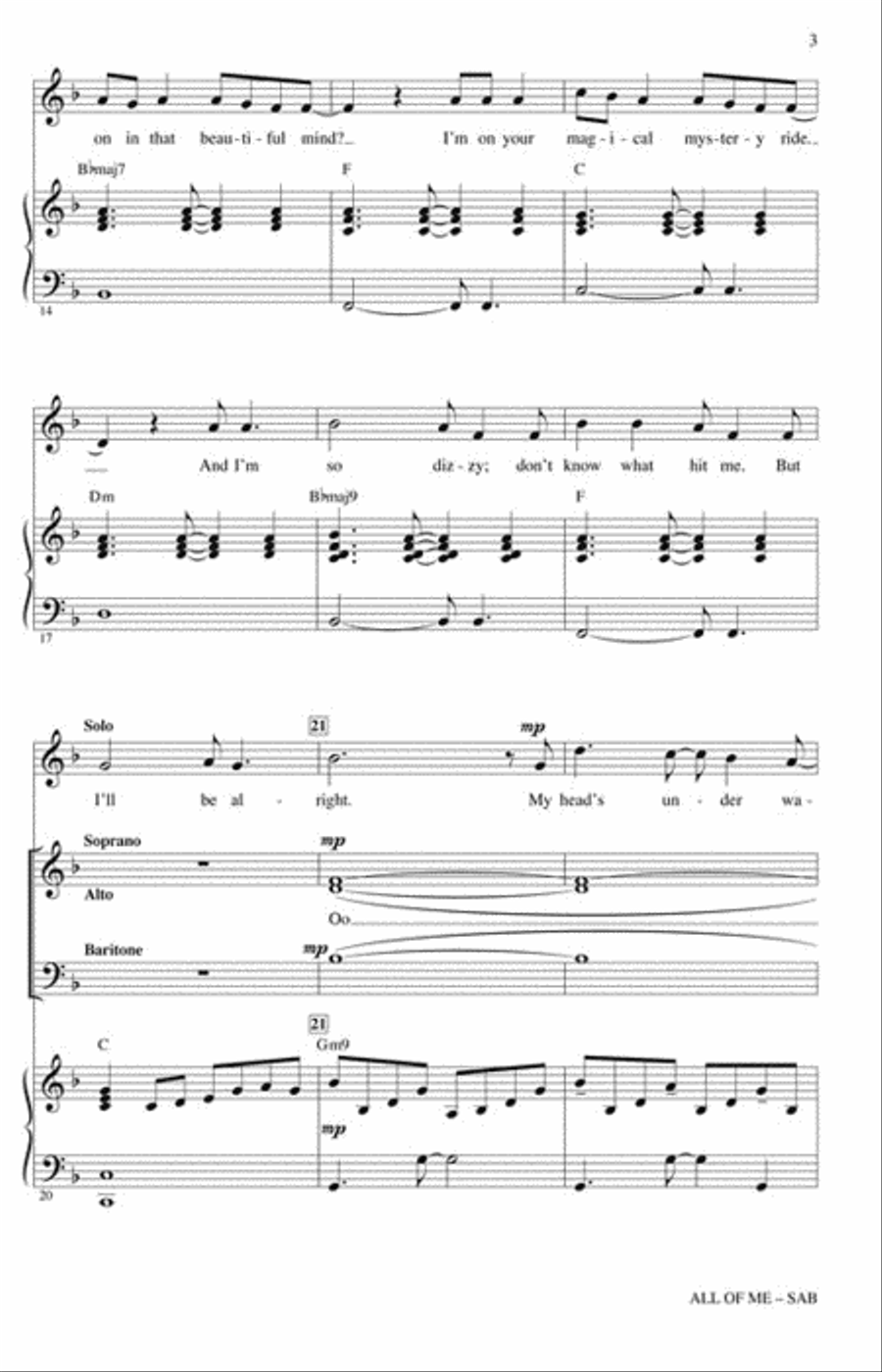 All of Me All of Me 3-Part scores gallery preview page 3