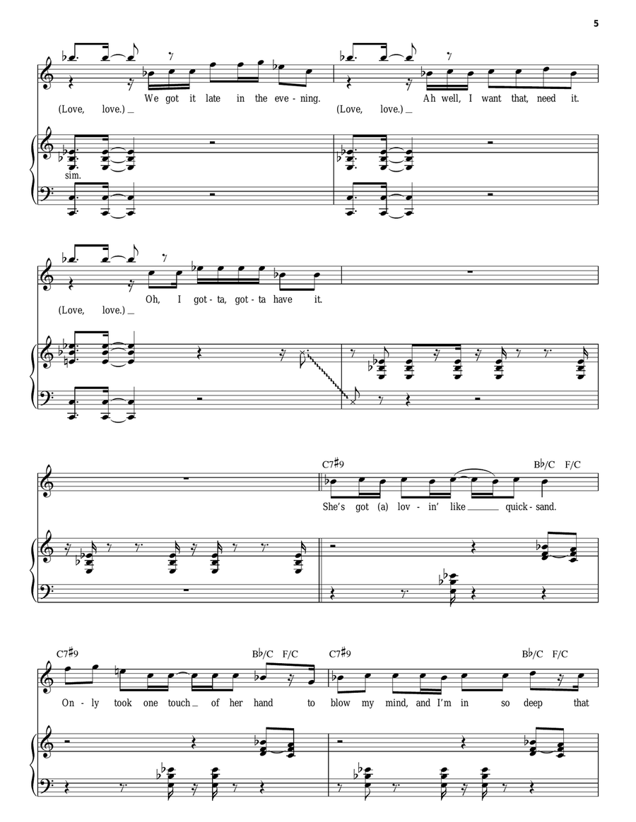 Hush Organ Accompaniment scores gallery preview page 5