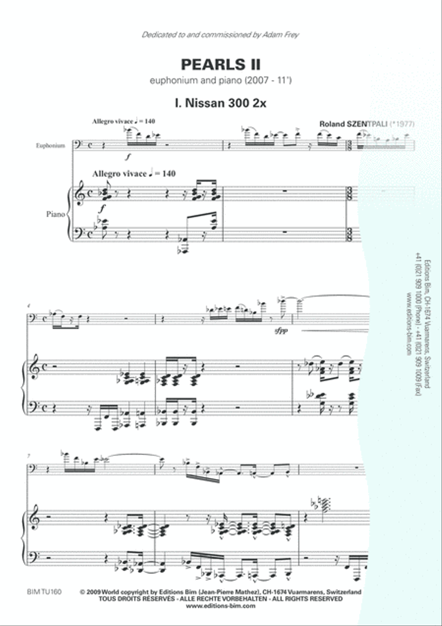Pearls II Pearls II Euphonium scores gallery preview page 2