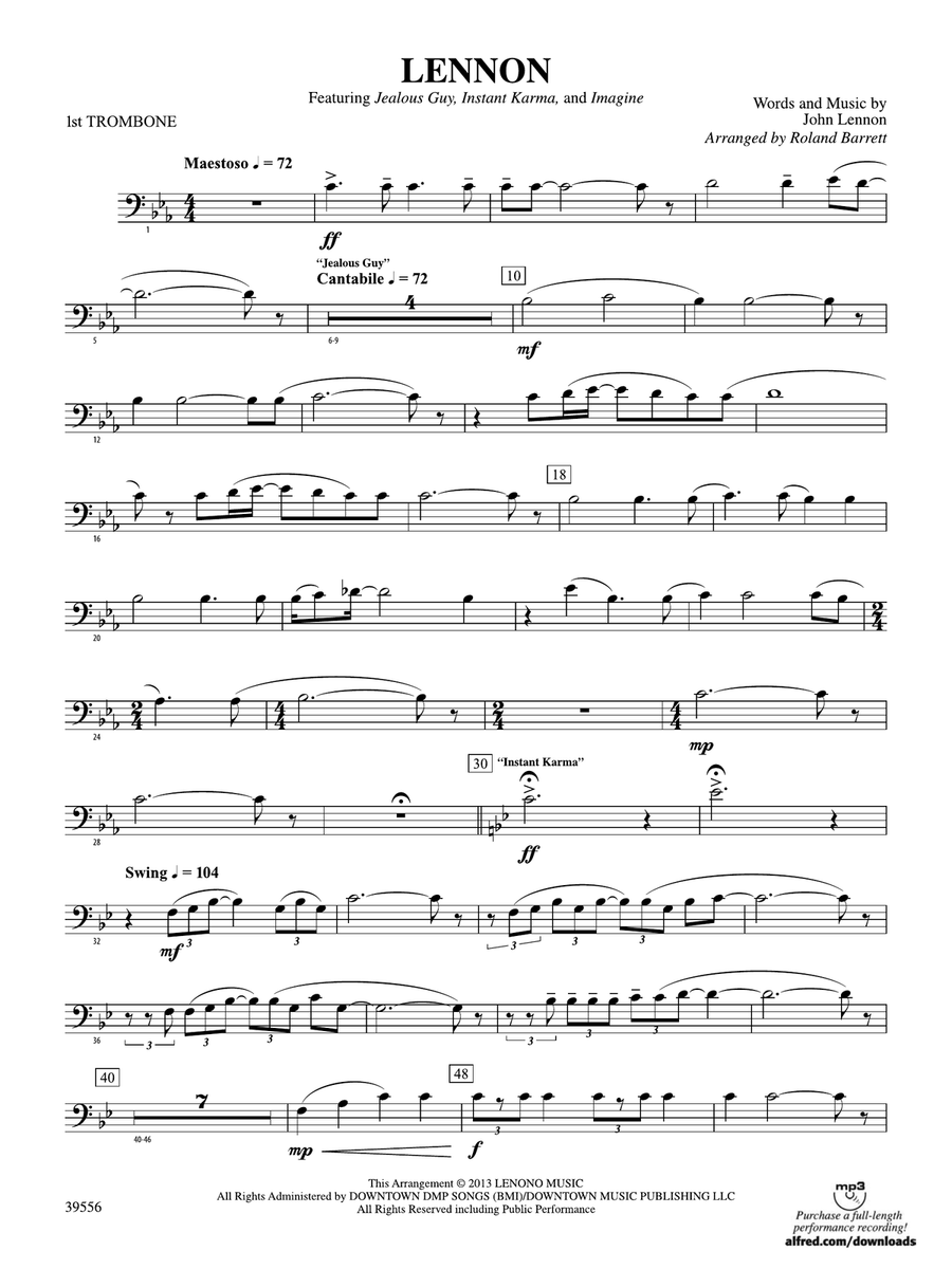 Lennon: 1st Trombone