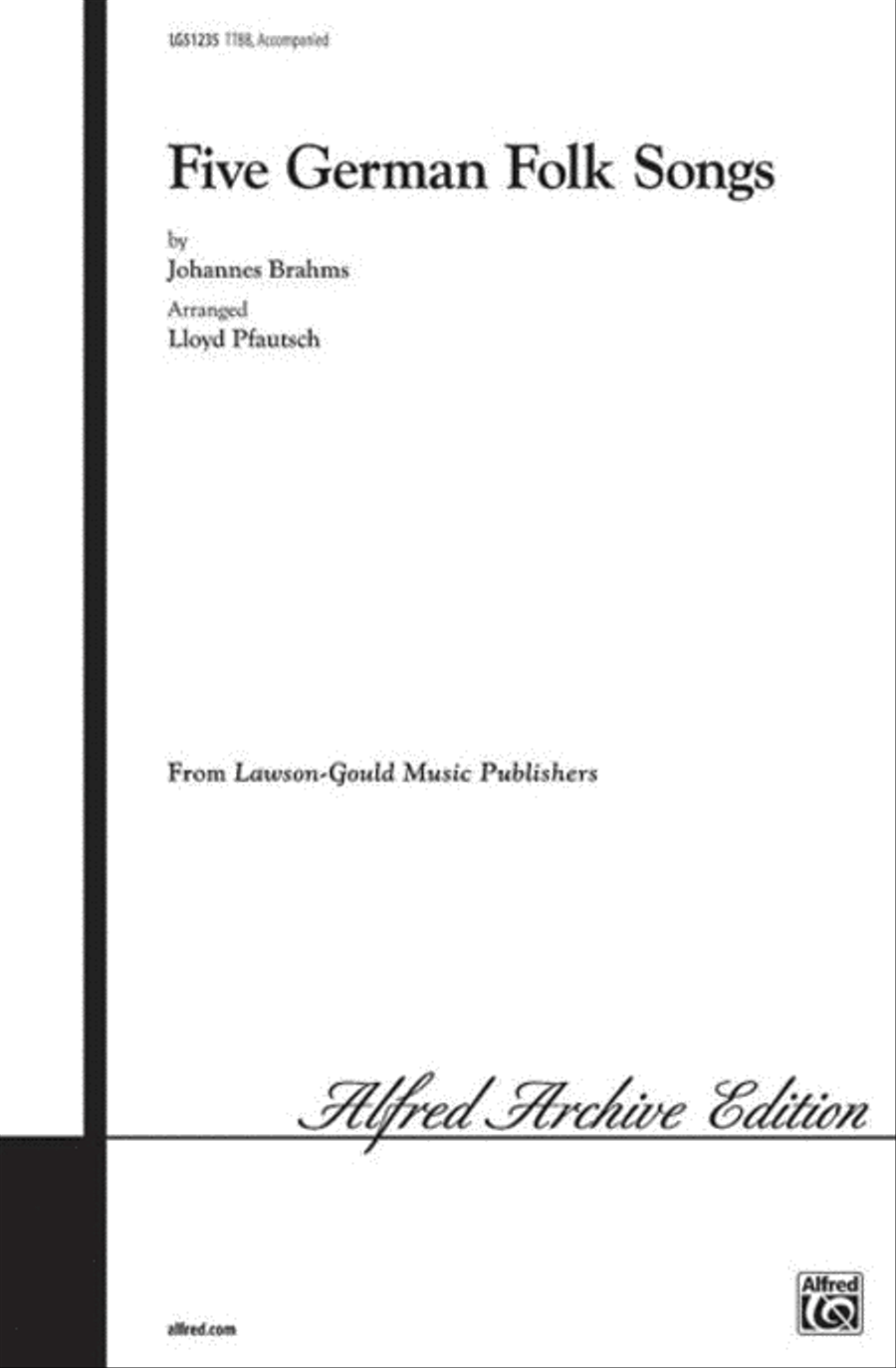 Five German Folk Songs Five German Folk Songs Men's Choir scores gallery preview page 1