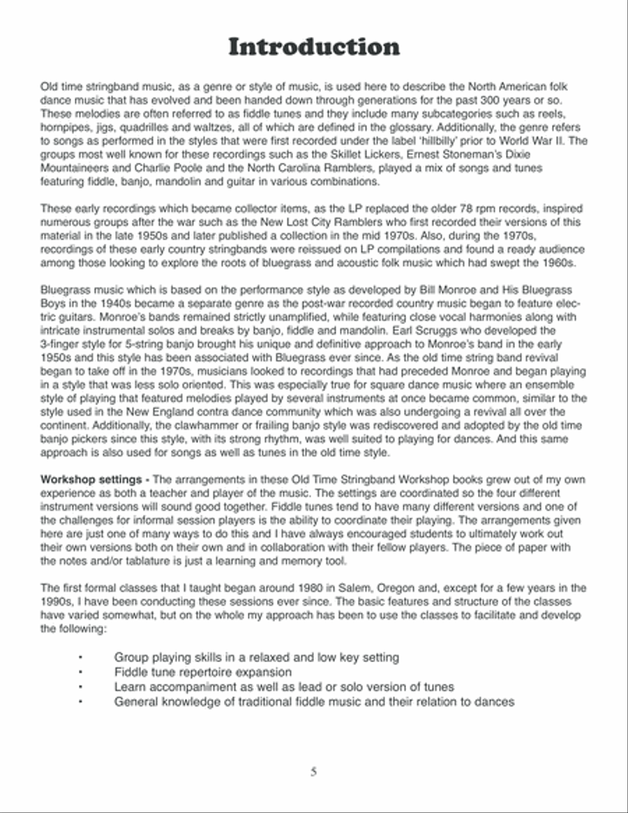 Old Time Stringband Workshop for Flatpick Guitar Flatpicking Guitar scores gallery preview page 6