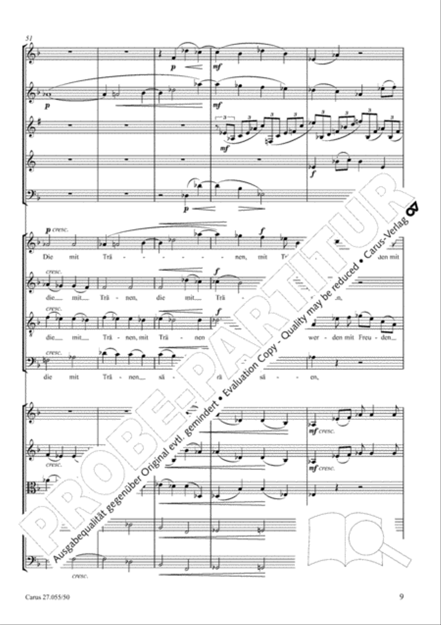Ein Deutsches Requiem (German Requiem) 4-Part scores gallery preview page 16
