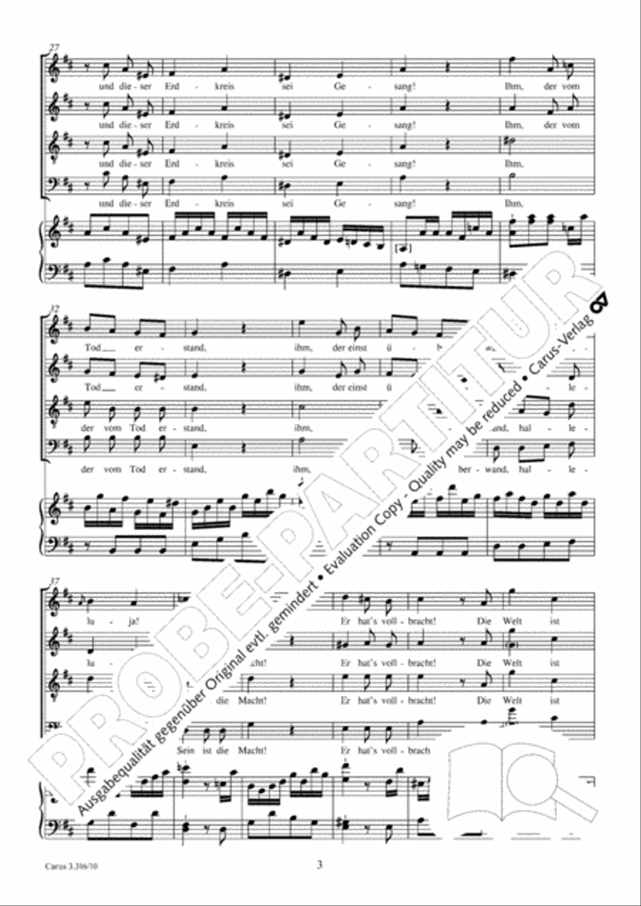 Amen, Lob und Preis und Starke 4-Part scores gallery preview page 4