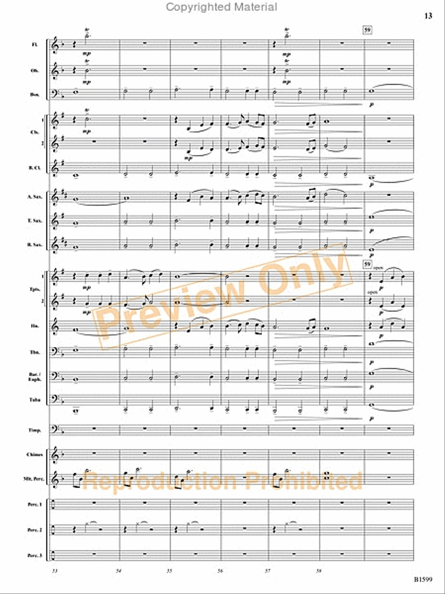 Terminal Velocity Concert Band scores gallery preview page 34