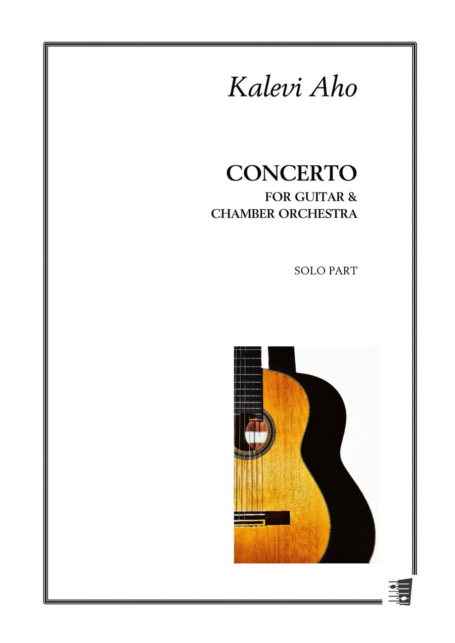 Concerto for guitar and chamber orchestra - Solo guitar part