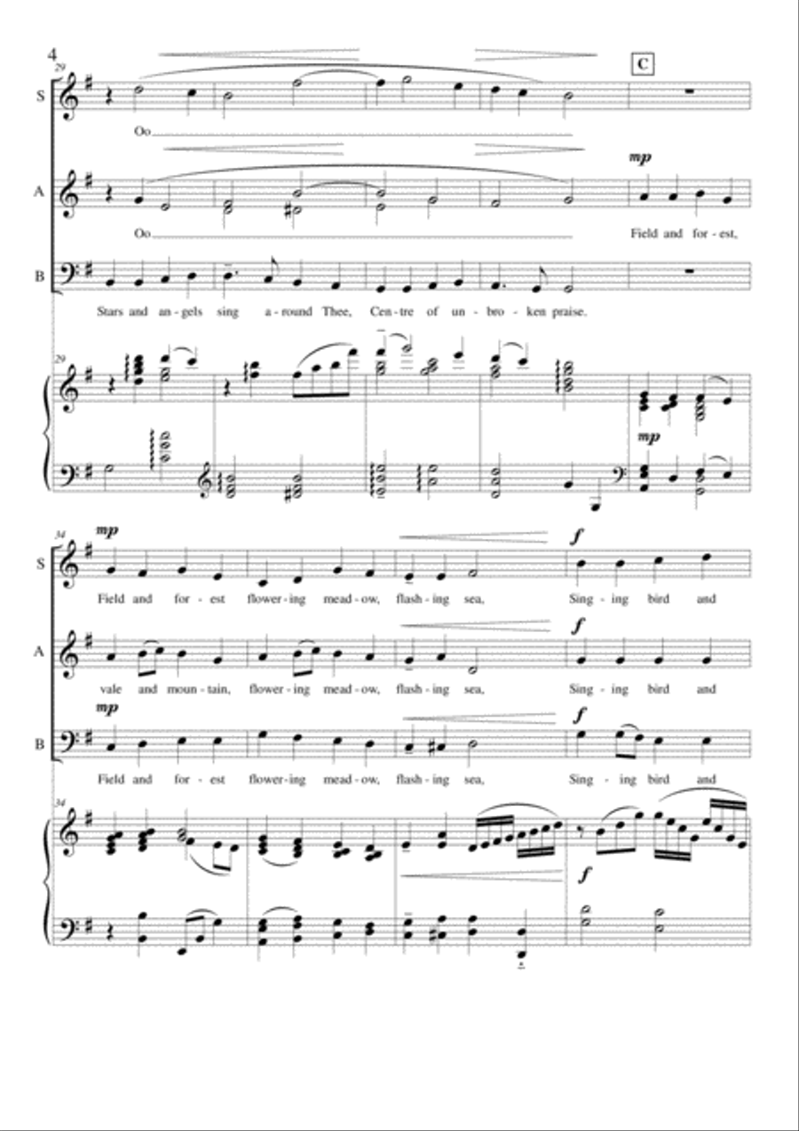 Ode to Joy Ode to Joy 3-Part scores gallery preview page 4