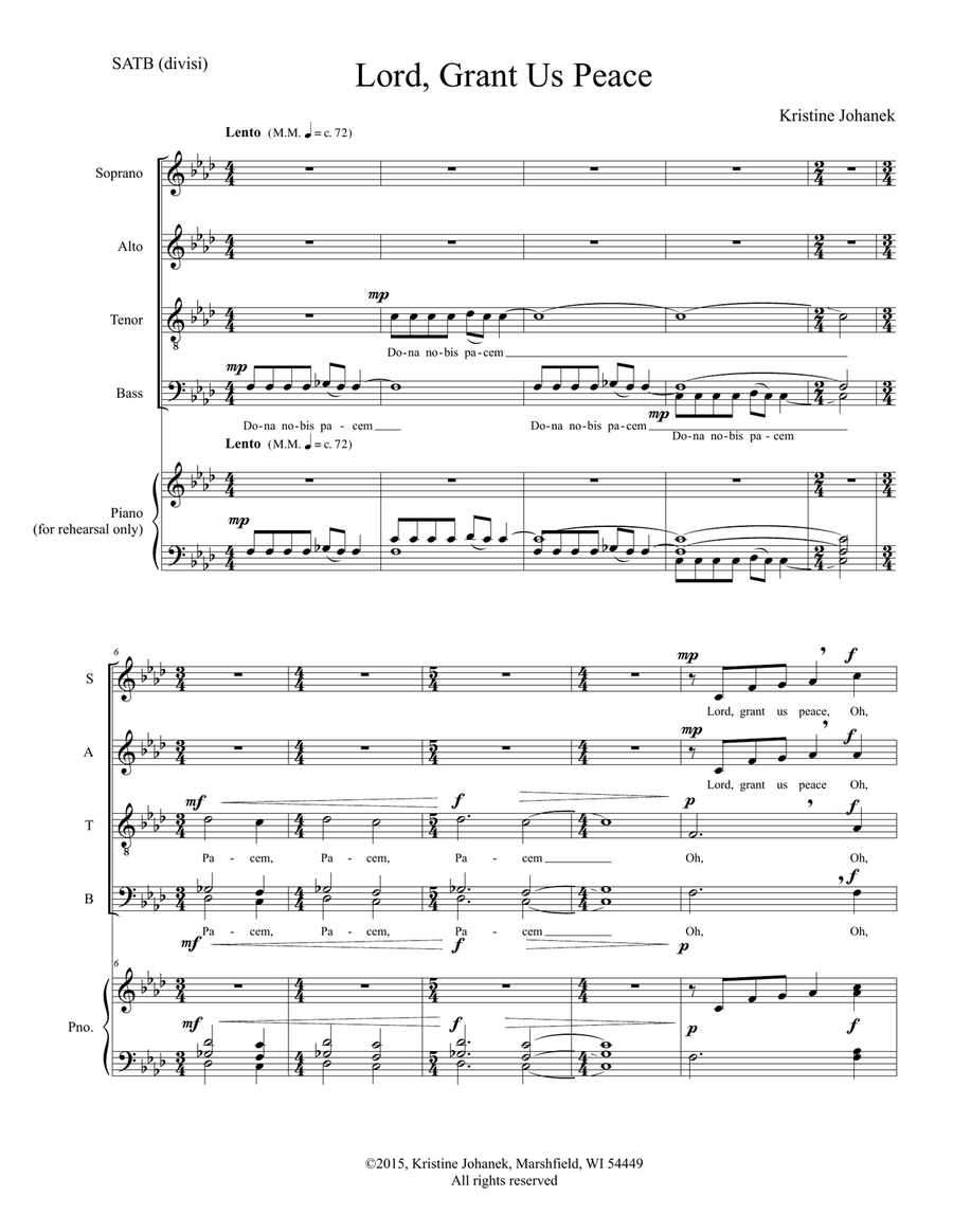 Lord, Grant Us Peace