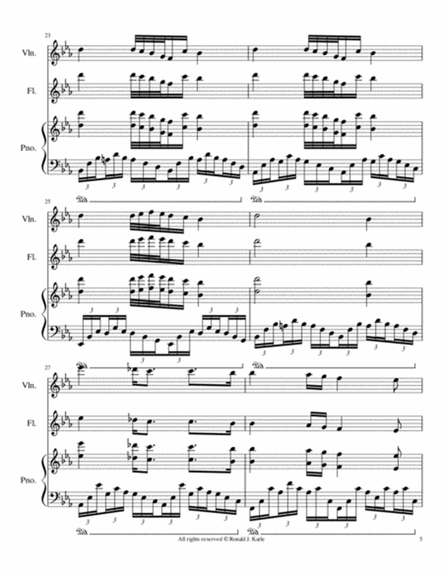 Nocturne #110 by: Ronald J. Karle Chamber Arrangement image number null