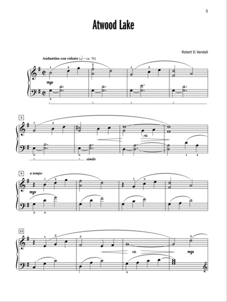 Celebrated Lyrical Solos, Book 3 Piano Solo scores gallery preview page 4