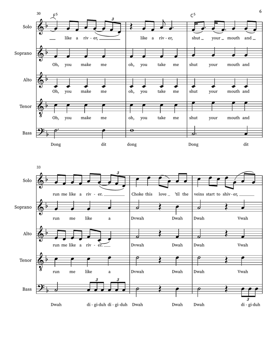 River River Choir scores gallery preview page 6