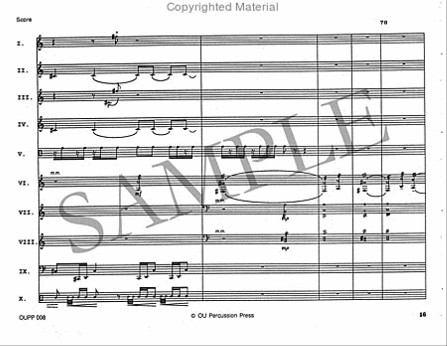 Duo Chopinesque Percussion Ensemble scores gallery preview page 17