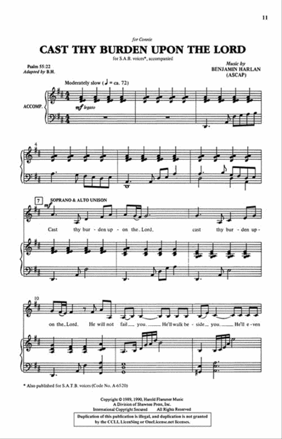 Simple Songs for Slim Sundays 3-Part scores gallery preview page 3