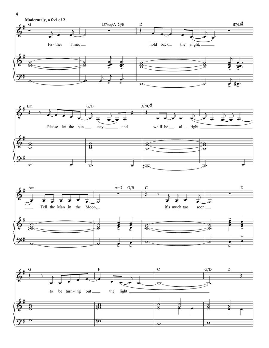 Father Time (from Kimberly Akimbo) Piano, Vocal scores gallery preview page 4