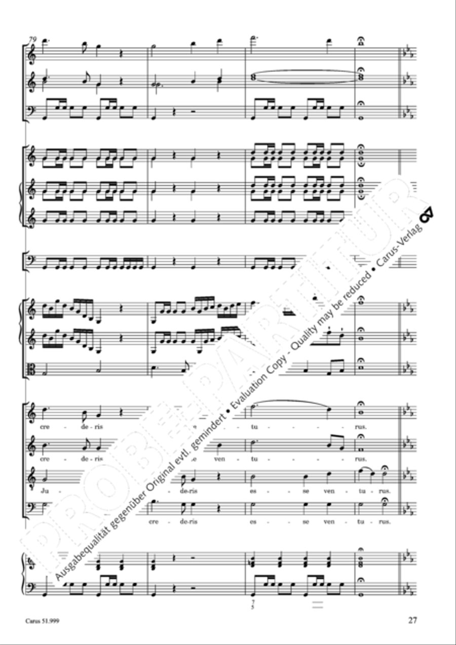 Te Deum Te Deum 4-Part scores gallery preview page 28
