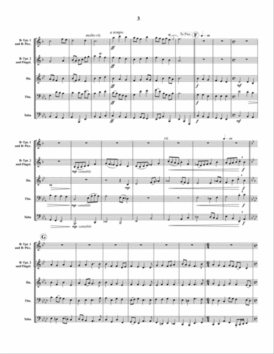 Christmas Suite No. 2 Christmas Suite No. 2 Brass Quintet scores gallery preview page 4