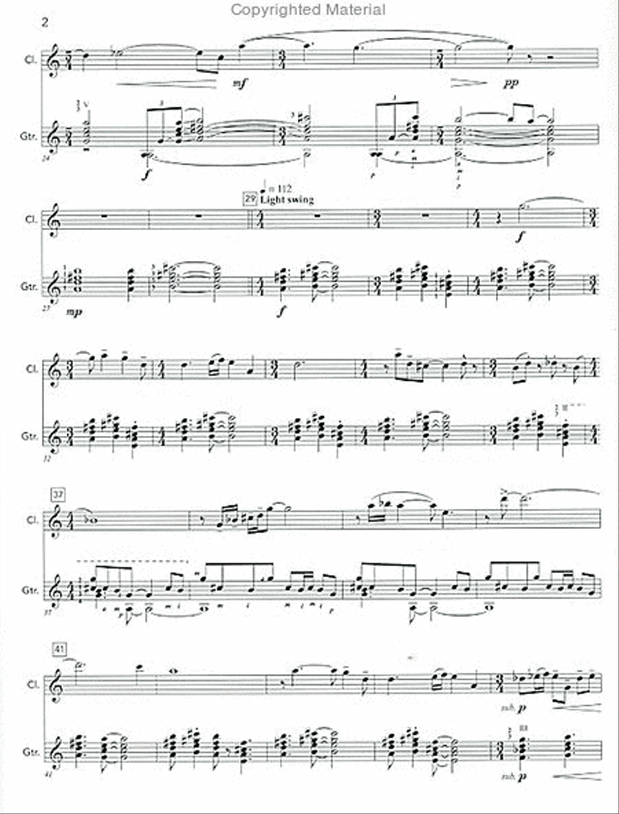 Interplay Clarinet scores gallery preview page 3