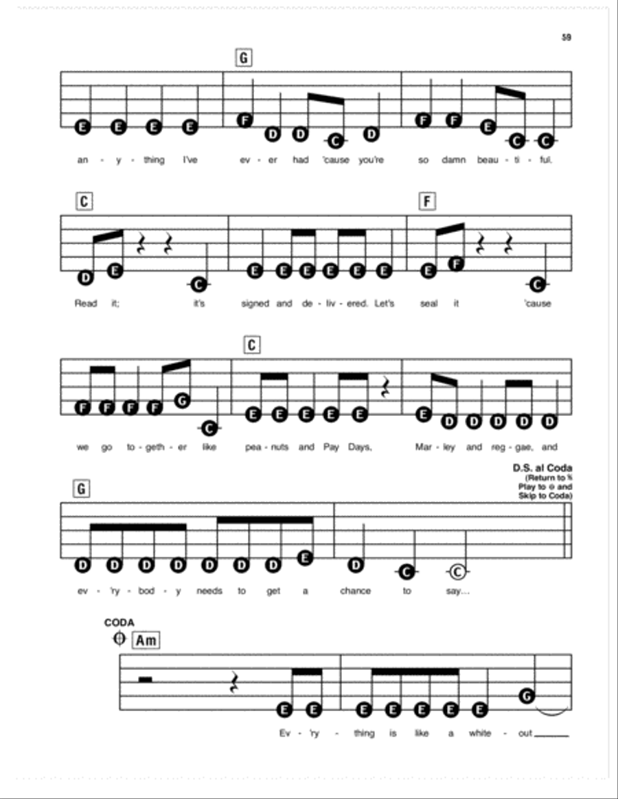 Brighter Than The Sun Electronic Keyboard scores gallery preview page 4
