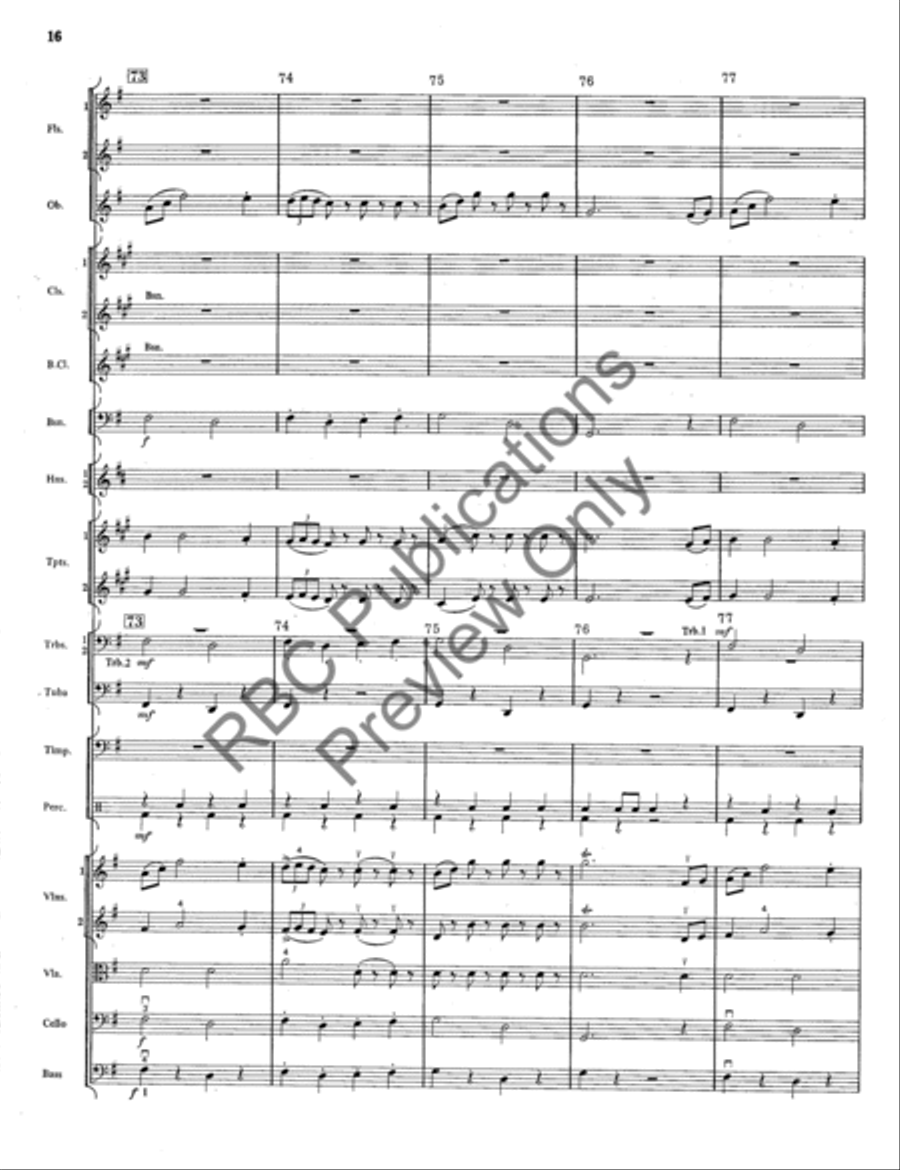 Radetzky March Radetzky March Full Orchestra scores gallery preview page 17