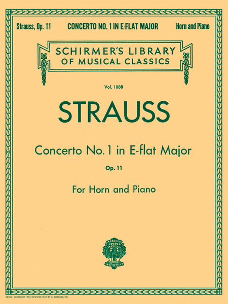 Richard Strauss: Concerto No. 1 In E Flat Major, Op. 11