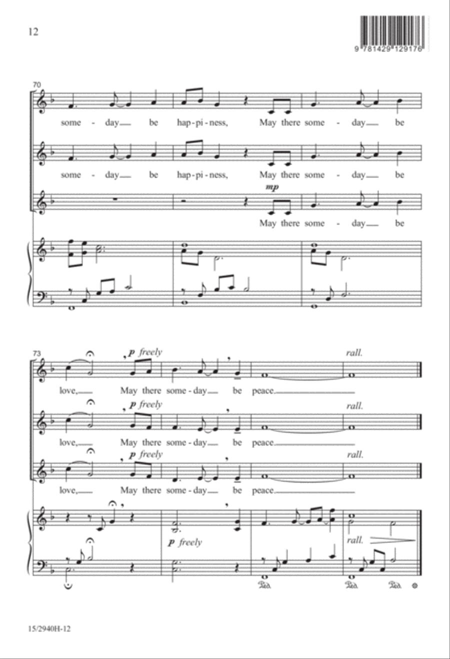 Inscription of Hope Inscription of Hope Women's Choir scores gallery preview page 12