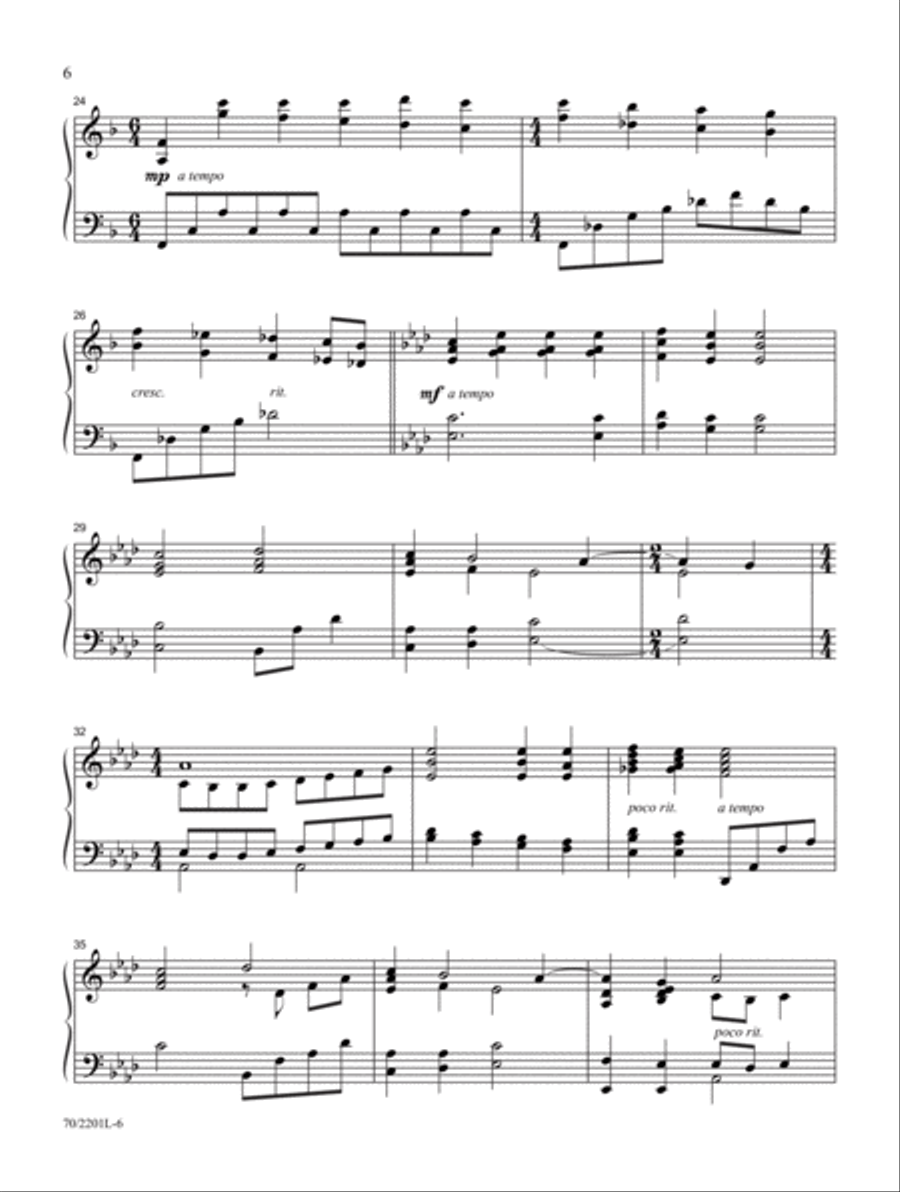 Mark Hayes Christmas Miniatures Piano Solo scores gallery preview page 6