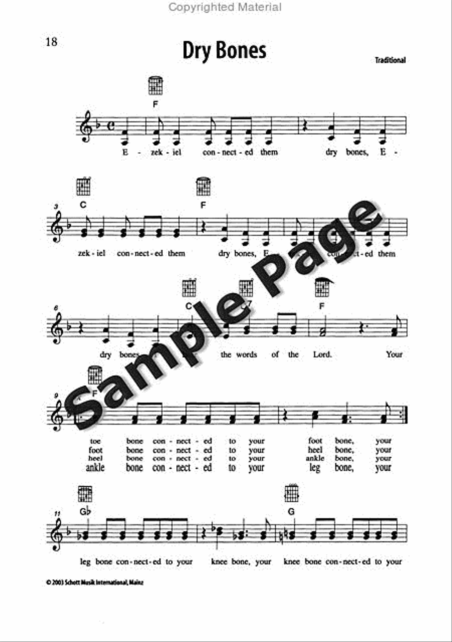 Best of Spirituals & Gospels Acoustic Guitar scores gallery preview page 19