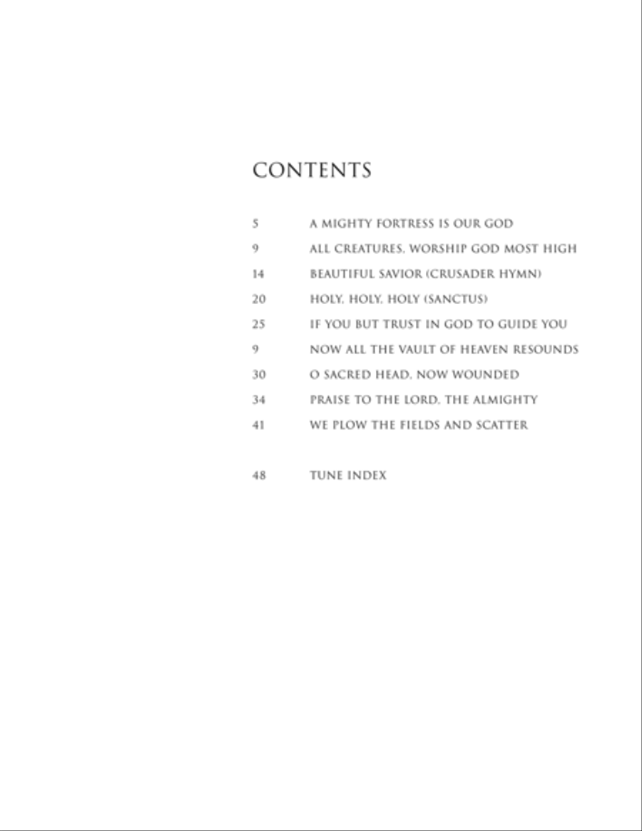 Great German Hymns arranged in contemporary styles Piano Solo scores gallery preview page 4