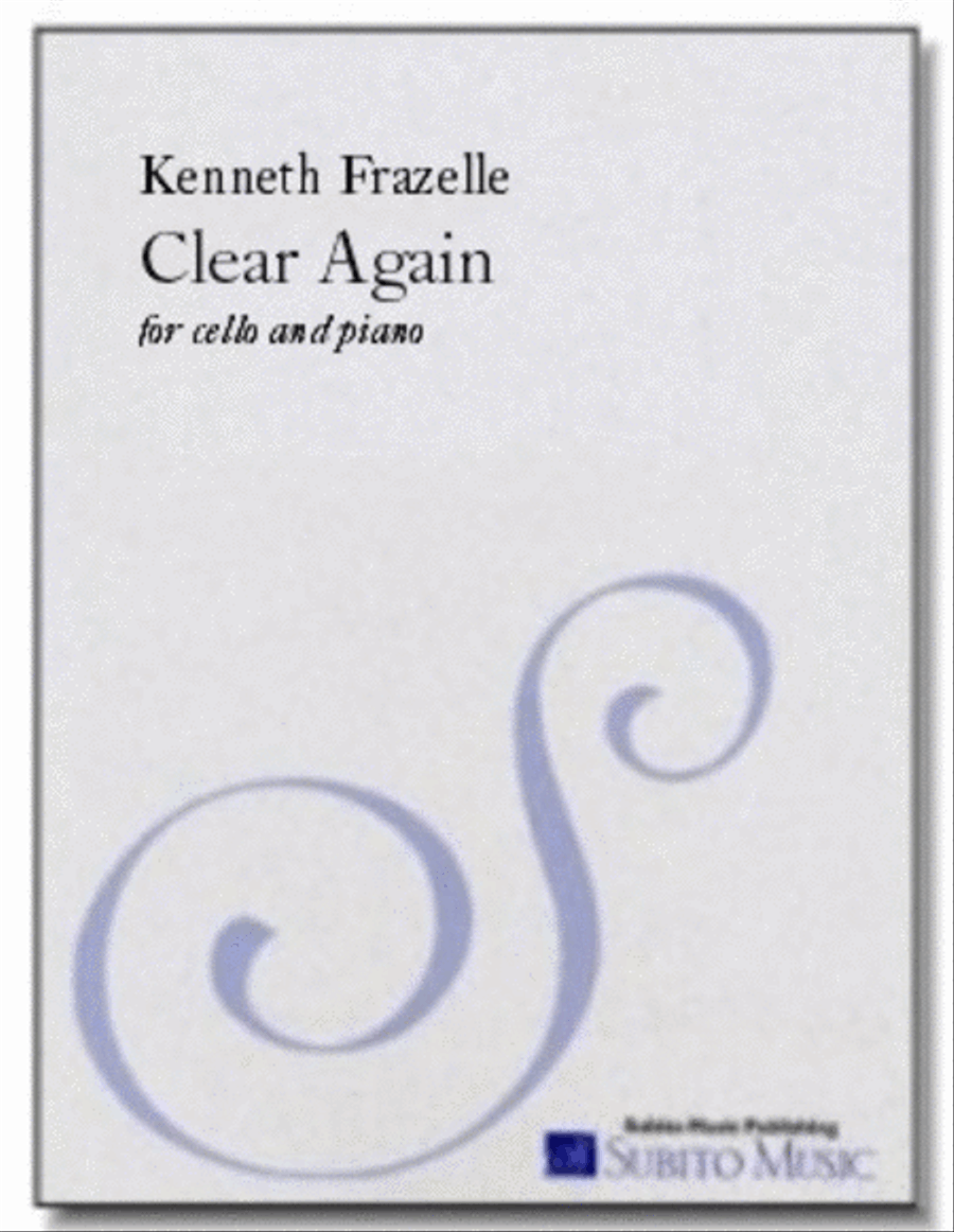 Clear Again Piano Accompaniment scores gallery preview page 1
