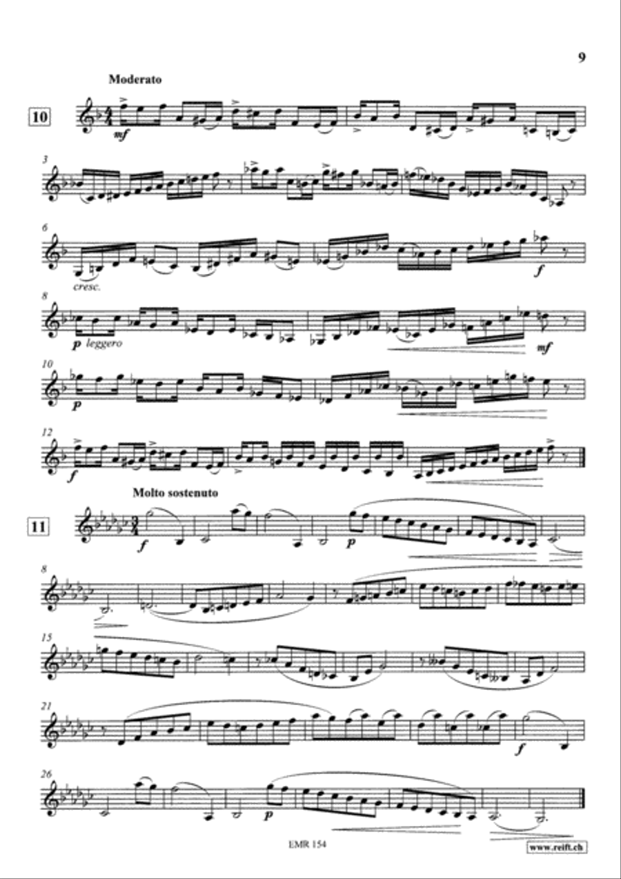 Technical & Melodic Studies Vol. 5 Trumpet scores gallery preview page 9