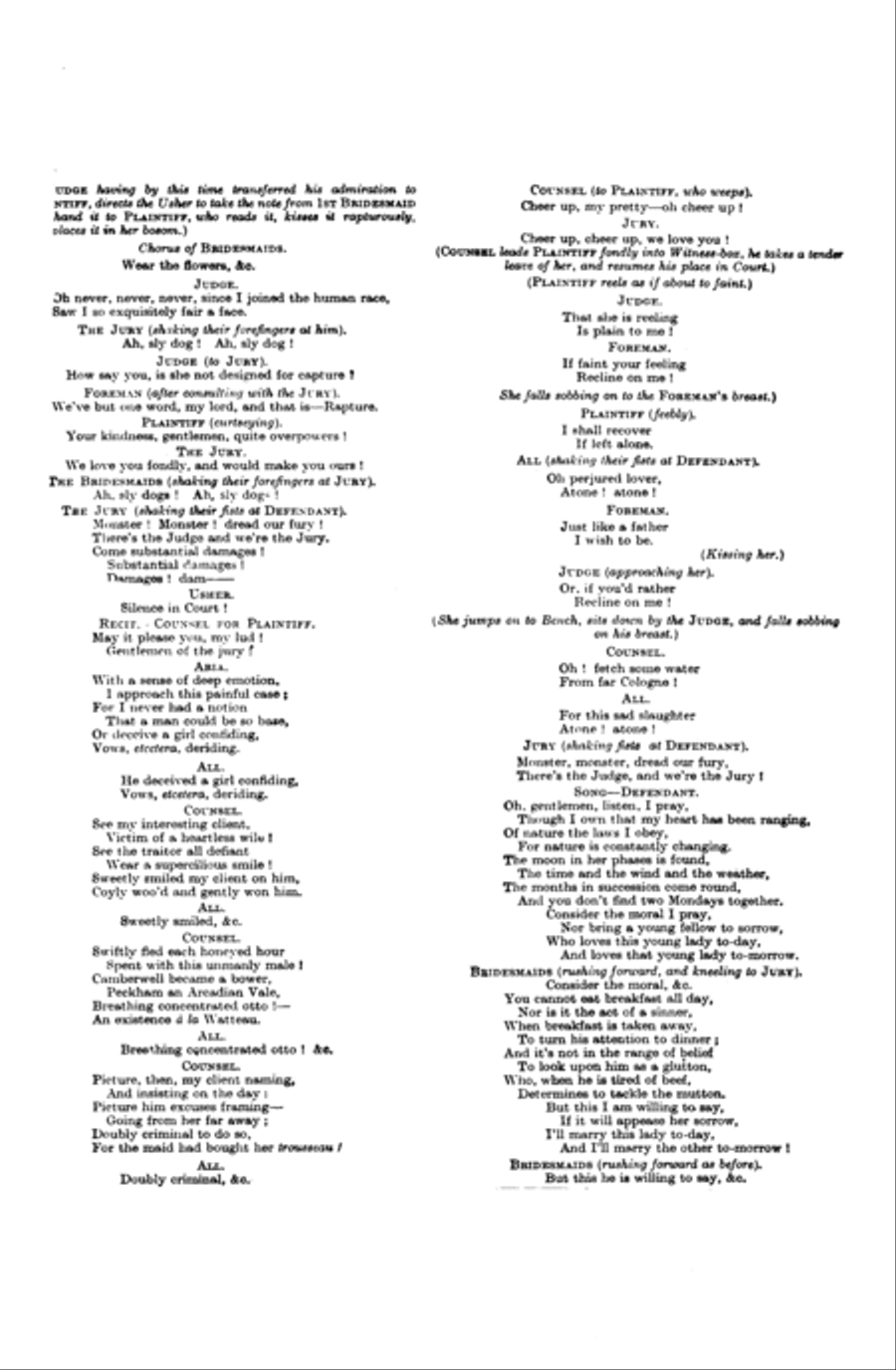 Trial by Jury Trial by Jury Voice scores gallery preview page 6