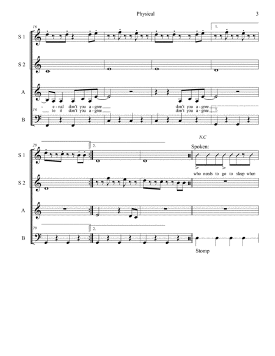 Physical 3-Part scores gallery preview page 3