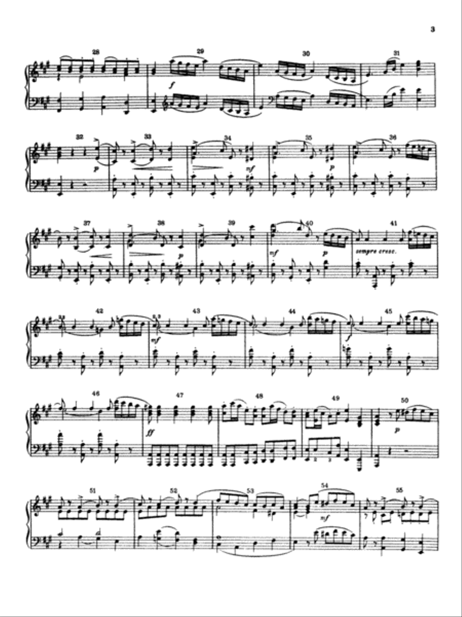Mozart: Piano Concerto No. 12 in A Major, K. 414 Piano scores gallery preview page 2