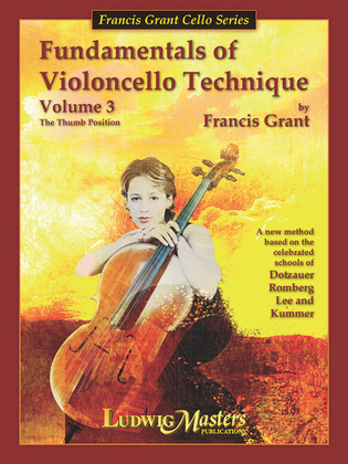 Book cover for Fundamentals of Violoncello Technique v. 3