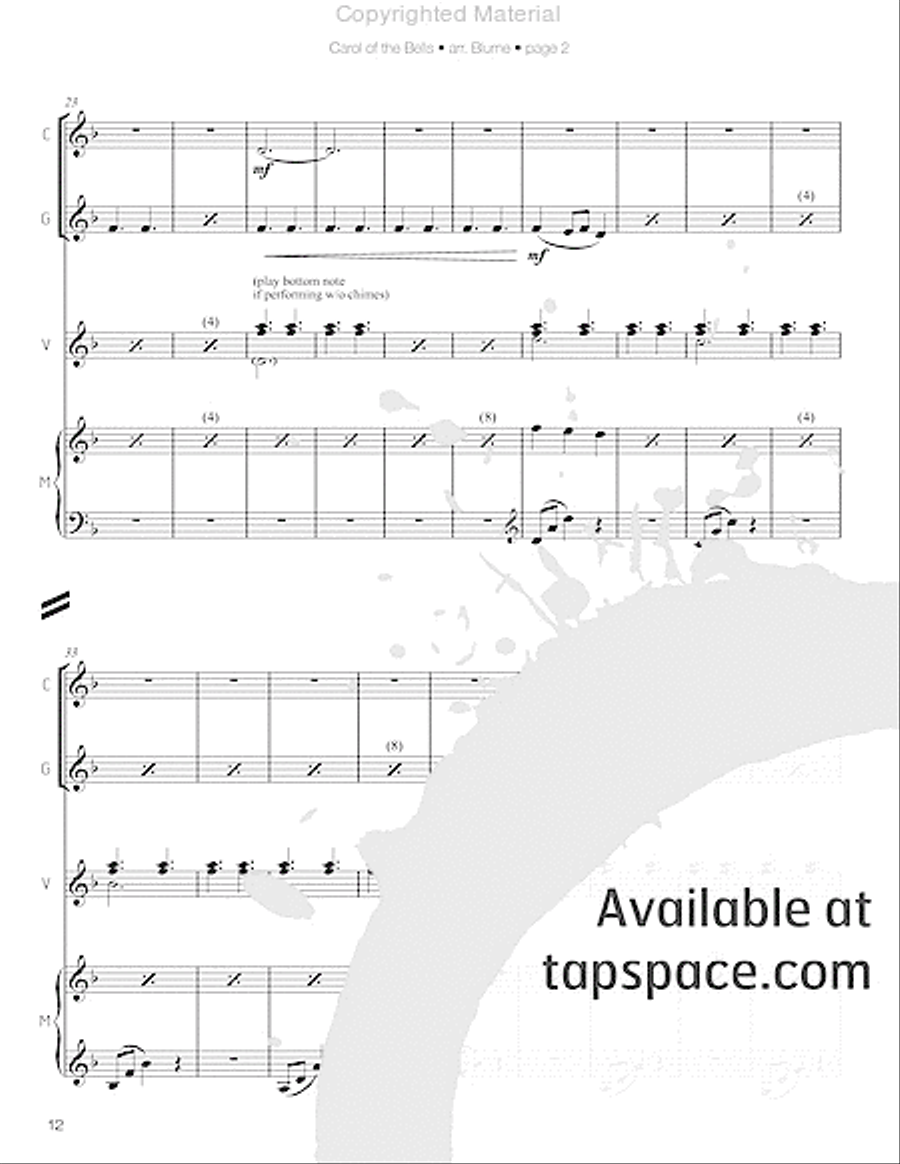 Winterludes for Two Winterludes for Two Marimba scores gallery preview page 15